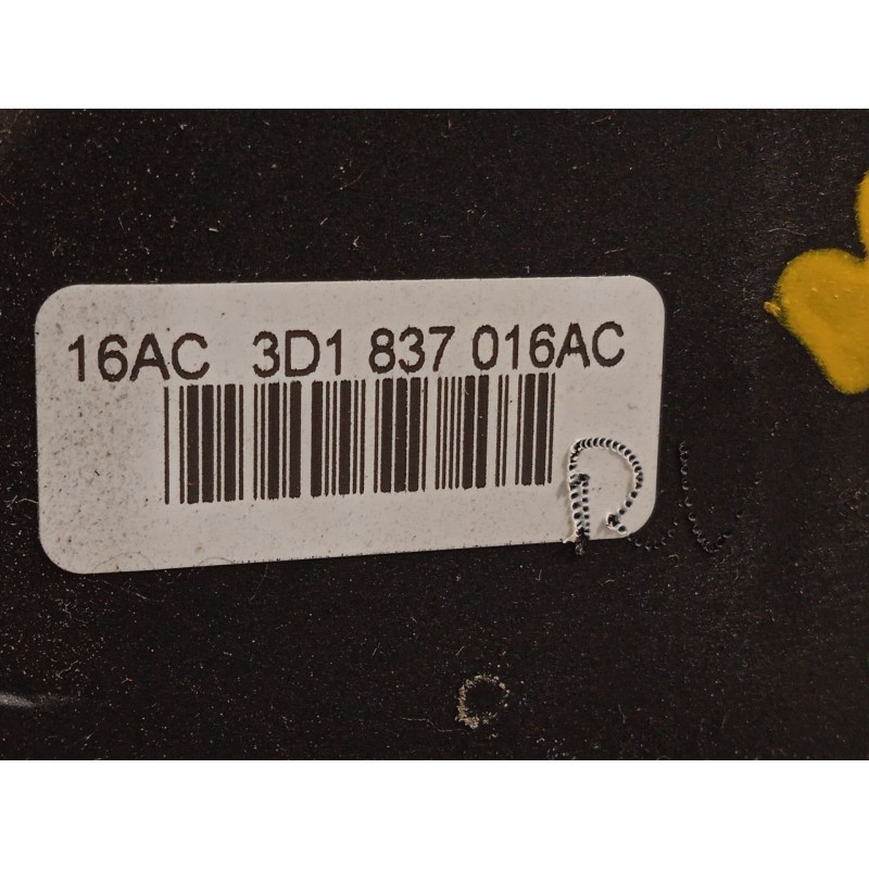 Recambio de cerradura puerta delantera derecha para volkswagen touran (1t1, 1t2) 2.0 tdi referencia OEM IAM 3D1837016AC  