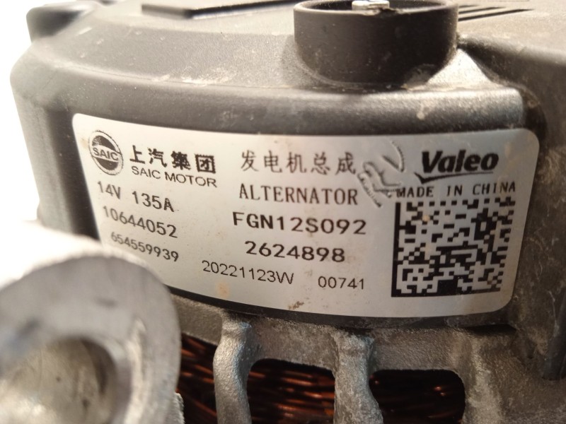 Recambio de alternador para mg mg hs 1.5 t (sas23) referencia OEM IAM 10644052 2624898 FGN12S092