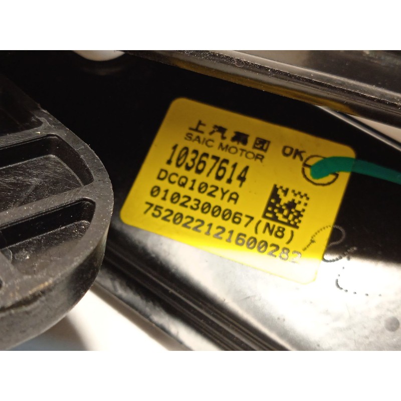 Recambio de elevalunas delantero derecho para mg mg hs 1.5 t (sas23) referencia OEM IAM 10367614  