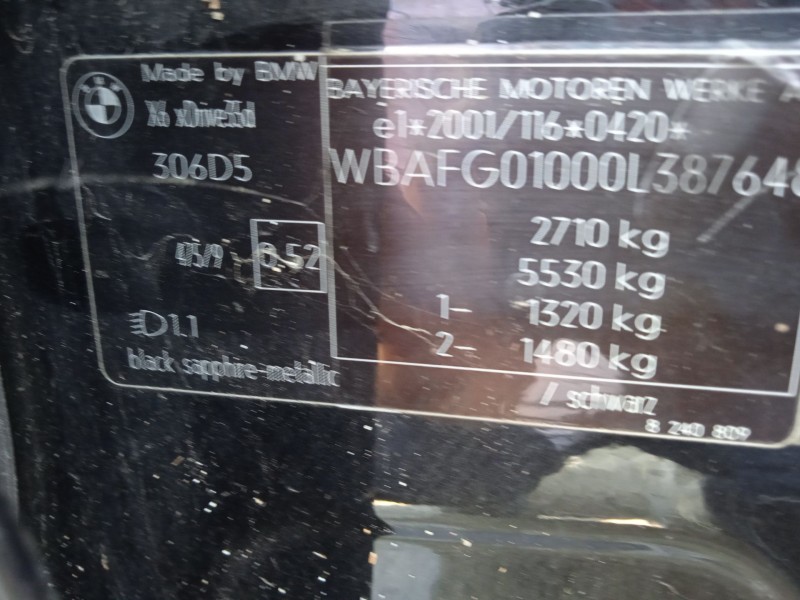 bmw x6 (e71, e72) del año 2010