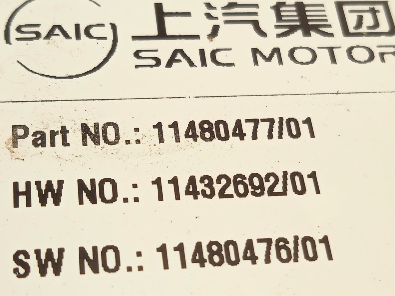 Recambio de modulo electronico para mg mg hs 1.5 t (sas23) referencia OEM IAM 11480477  