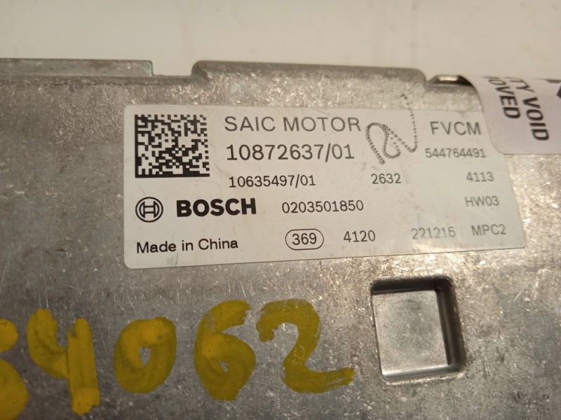 Recambio de modulo electronico para mg mg hs 1.5 t (sas23) referencia OEM IAM 10872637  0203501850