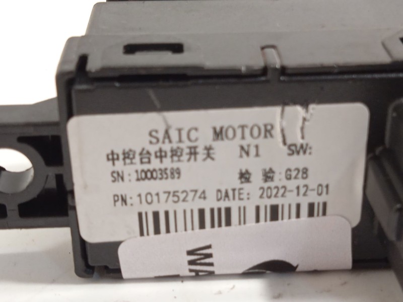 Recambio de interruptor para mg mg hs 1.5 t (sas23) referencia OEM IAM 10175274  