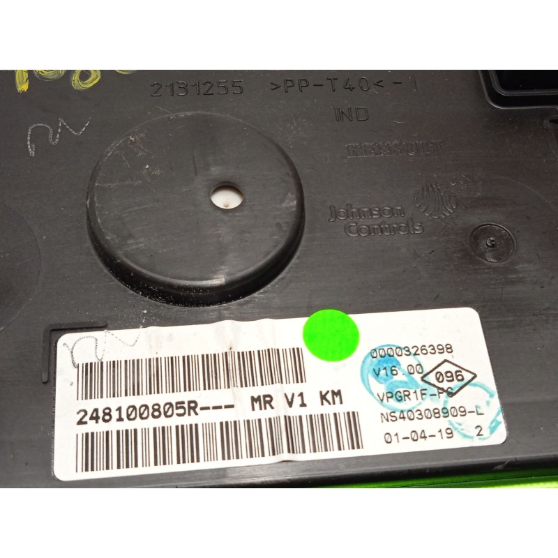 Recambio de cuadro instrumentos para dacia dokker express furgoneta/monovolumen 1.6 lpg referencia OEM IAM 248100805R  