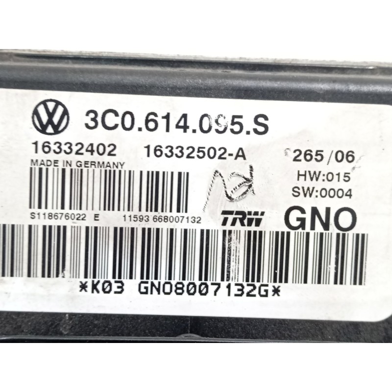 Recambio de abs para volkswagen passat b6 (3c2) 2.0 tdi 16v referencia OEM IAM 3C0614095S 16332502A 16332402
