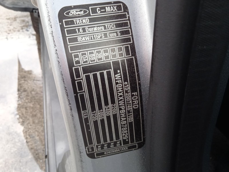 ford grand c-max (dxa/cb7, dxa/ceu) del año 2011