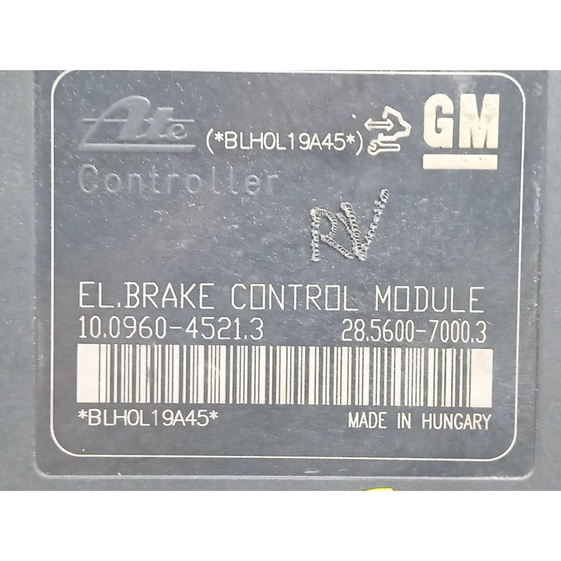 Recambio de abs para opel astra j (p10) 1.7 cdti (68) referencia OEM IAM 13347807  06540828930004