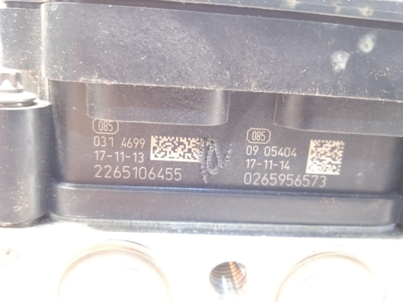 Recambio de abs para opel astra k sports tourer selective referencia OEM IAM 39120571 2265106455 269837