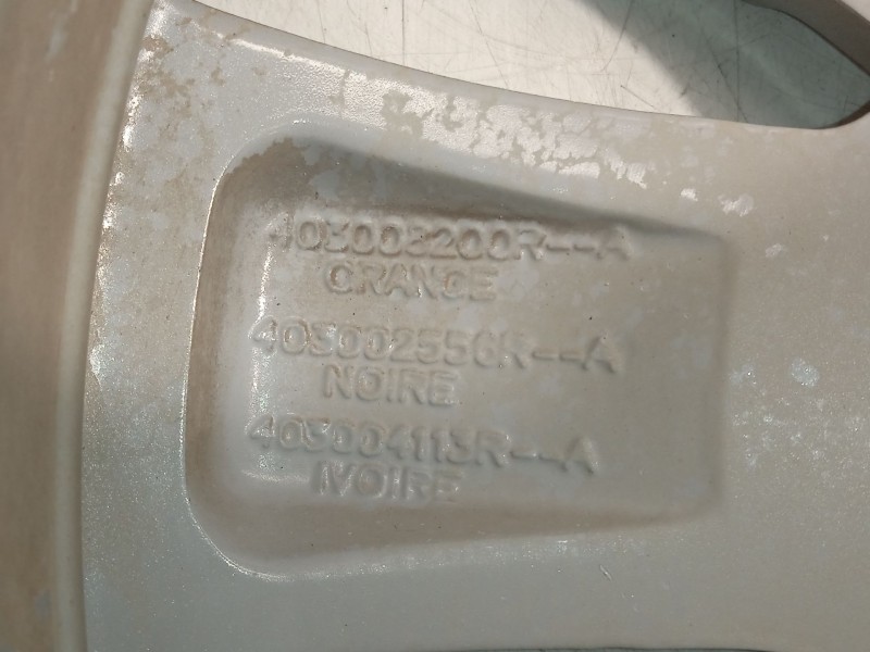 Recambio de llanta para renault captur i (j5_, h5_) 0.9 tce 90 referencia OEM IAM 403004113R 403002556 