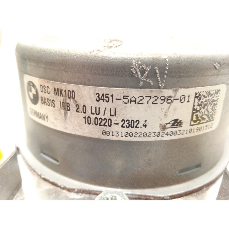 Recambio de abs para bmw x1 (f48) xdrive 18 d referencia OEM IAM 34515A27296 10022023024 5A27299