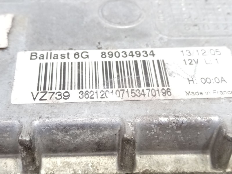 Recambio de centralita faro xenon derecho para opel signum hatchback (z03) 1.9 cdti (f48) referencia OEM IAM 89034934  