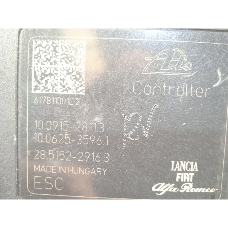 Recambio de abs para alfa romeo giulietta (191) super (2016-) referencia OEM IAM 00505491400 10091528113 10022009584