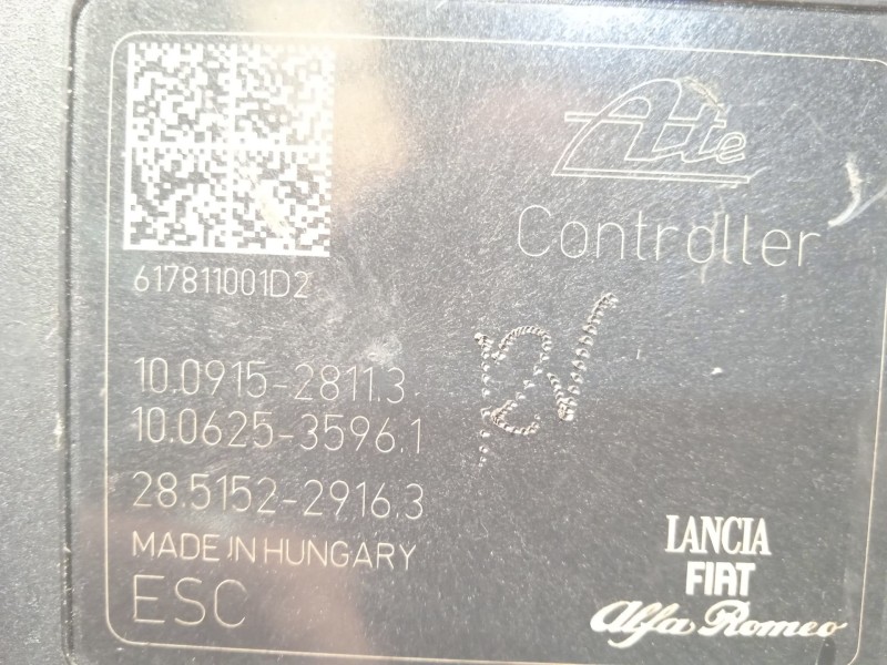 Recambio de abs para alfa romeo giulietta (191) super (2016-) referencia OEM IAM 00505491400 10091528113 10022009584