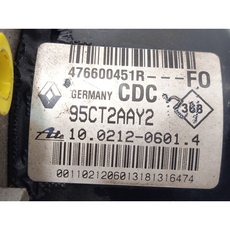 Recambio de abs para renault fluence (l3_) z.e. referencia OEM IAM 476600451R 10021206014 28561260013