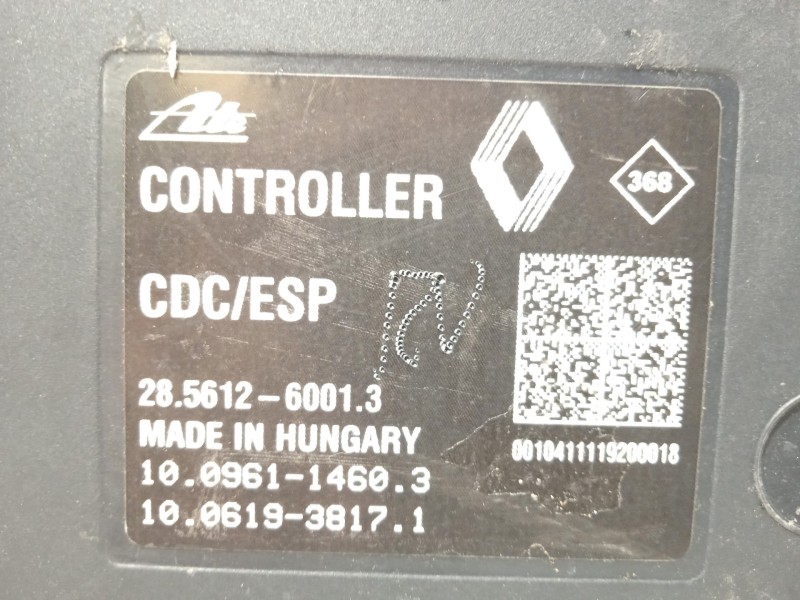 Recambio de abs para renault fluence (l3_) z.e. referencia OEM IAM 476600451R 10021206014 28561260013