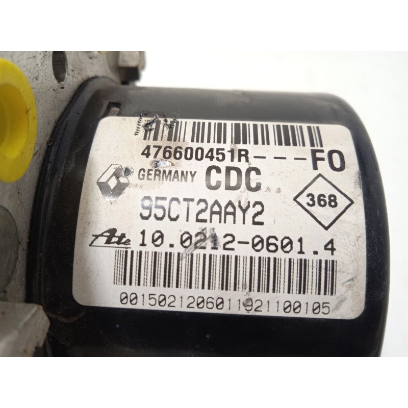 Recambio de abs para renault fluence (l3_) z.e. referencia OEM IAM 476600451R 10021206014 28561260013