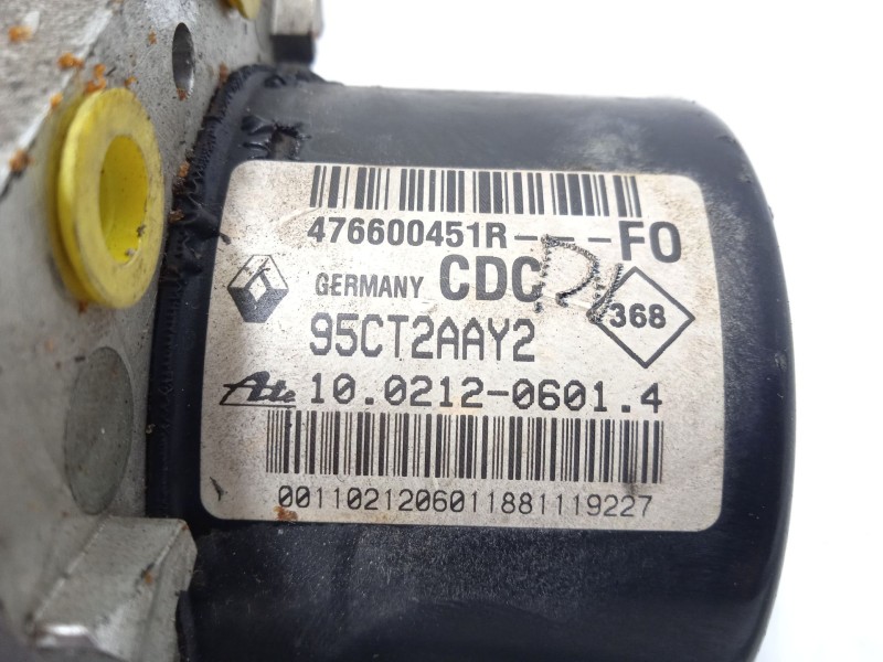Recambio de abs para renault fluence (l3_) z.e. referencia OEM IAM 476600451R 10021206014 28561260013