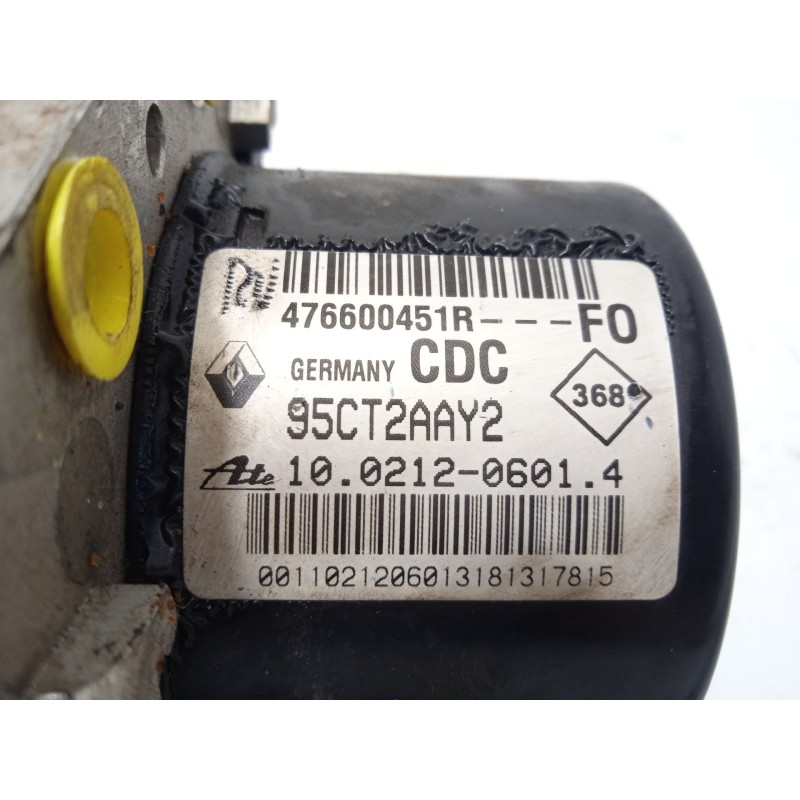 Recambio de abs para renault fluence (l3_) z.e. referencia OEM IAM 476600451R 10021206014 28561260013