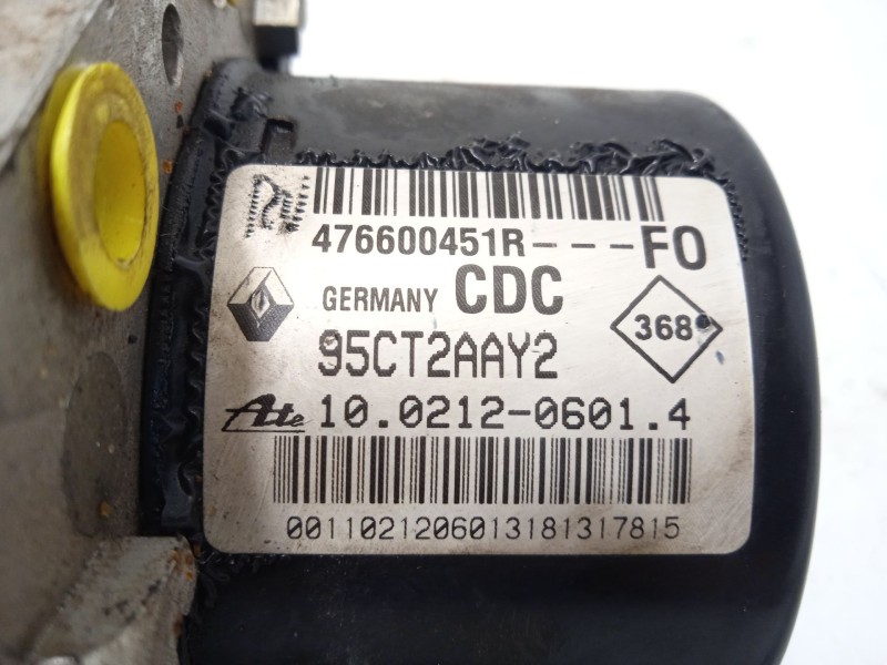 Recambio de abs para renault fluence (l3_) z.e. referencia OEM IAM 476600451R 10021206014 28561260013
