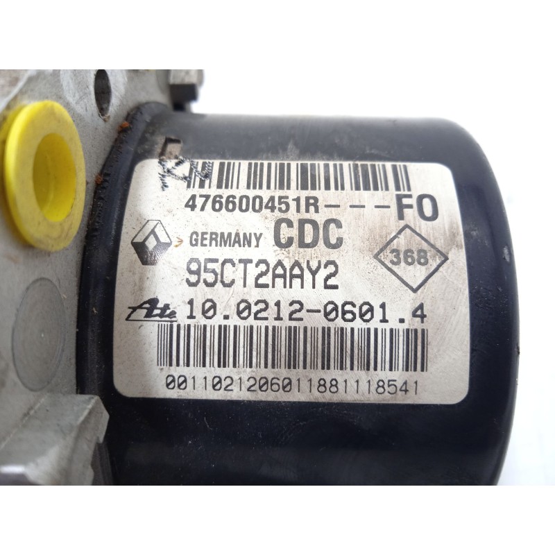 Recambio de abs para renault fluence (l3_) z.e. referencia OEM IAM 476600451R 10021206014 28561260013