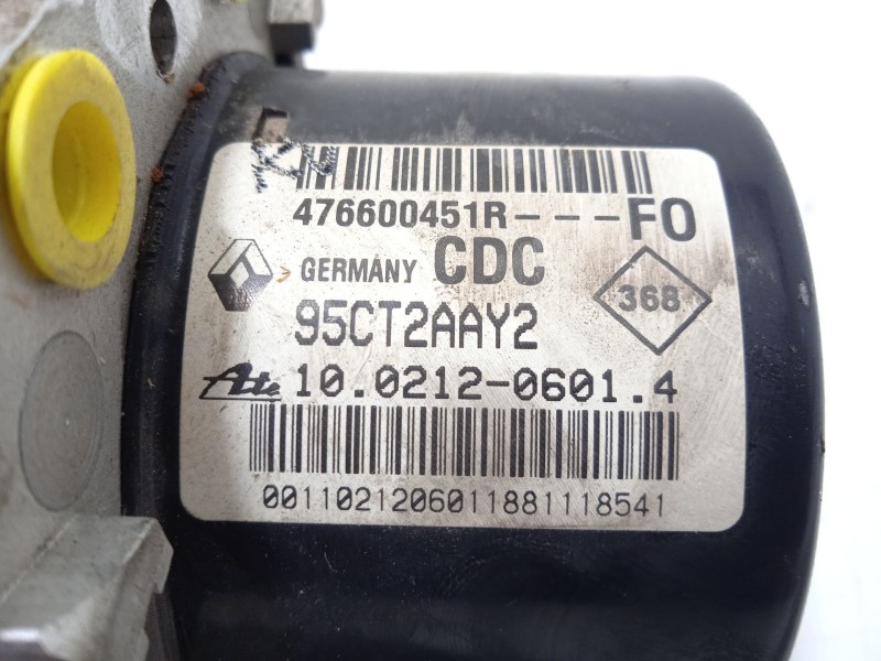 Recambio de abs para renault fluence (l3_) z.e. referencia OEM IAM 476600451R 10021206014 28561260013