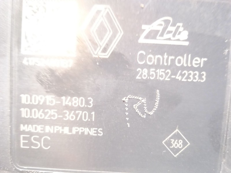 Recambio de abs para renault megane iv berlina 5p zen referencia OEM IAM 476607355R 28515242333 10022010264