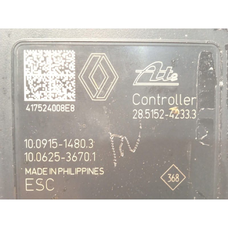 Recambio de abs para renault megane iv grandtour tech road referencia OEM IAM 476607355R 28515242333 10022010264