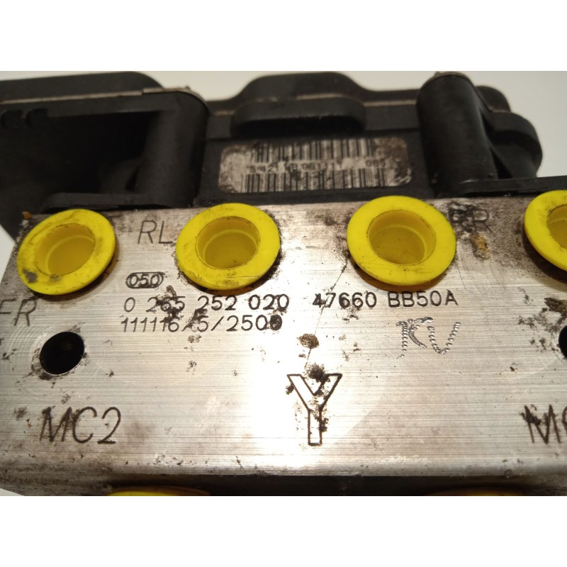 Recambio de abs para nissan qashqai / qashqai +2 i (j10, nj10, jj10e) 1.6 dci referencia OEM IAM 47660BB50A 0265252020 026595184