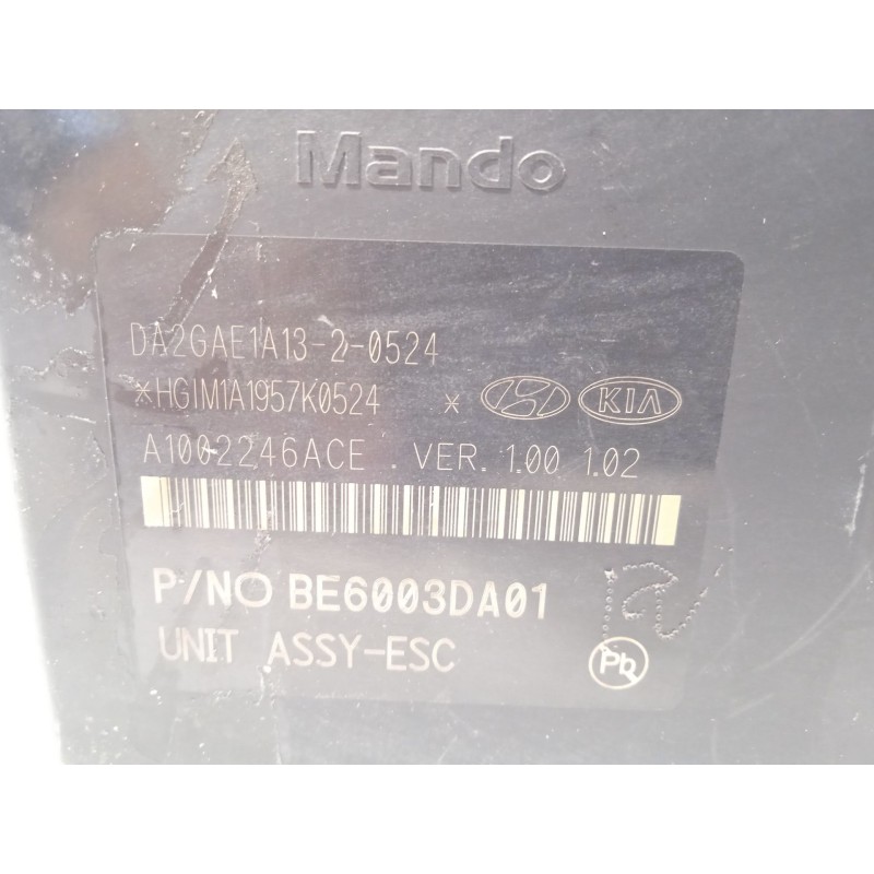 Recambio de abs para kia stonic (ybcuv) drive referencia OEM IAM 58910H8450 BE6003DA01 MGH85ADBH6013DA01