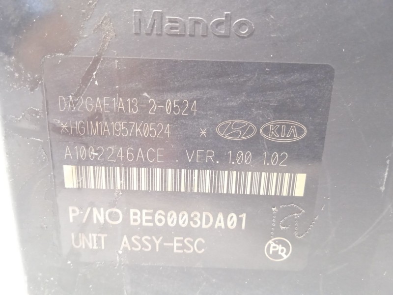Recambio de abs para kia stonic (ybcuv) drive referencia OEM IAM 58910H8450 BE6003DA01 MGH85ADBH6013DA01