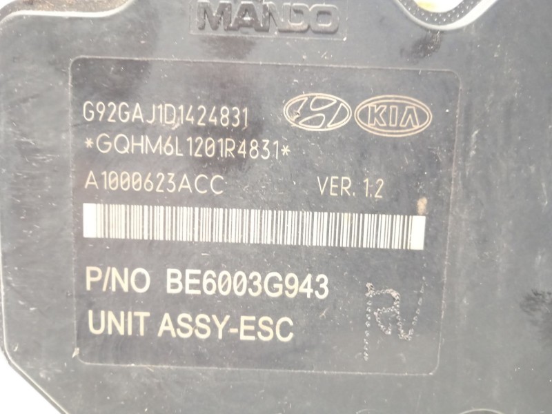 Recambio de abs para kia rio iii (ub) 1.25 cvvt referencia OEM IAM 589201W570 BH6013G943 BE6003G943