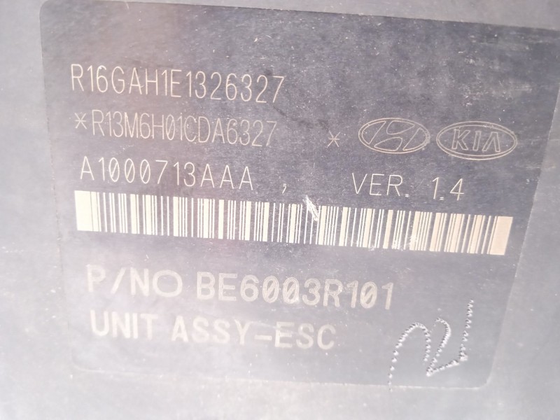 Recambio de abs para hyundai tucson tecno 2wd referencia OEM IAM 58920D7101 BE6003R101 80BH6013R101