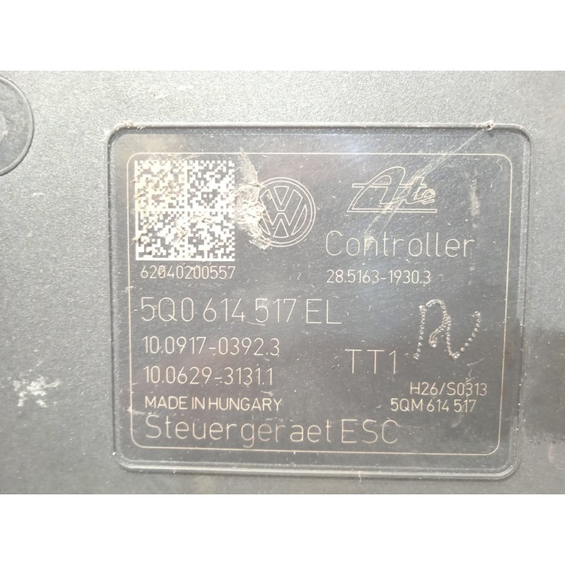 Recambio de abs para skoda superb iii (3v3) 1.4 tsi iv referencia OEM IAM 5Q0614517EL 28516319303 10022018884