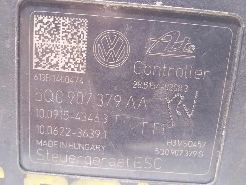 Recambio de abs para audi a3 sportback (8va) ambiente referencia OEM IAM 5Q0614517T 5Q0907379AA 10022003734