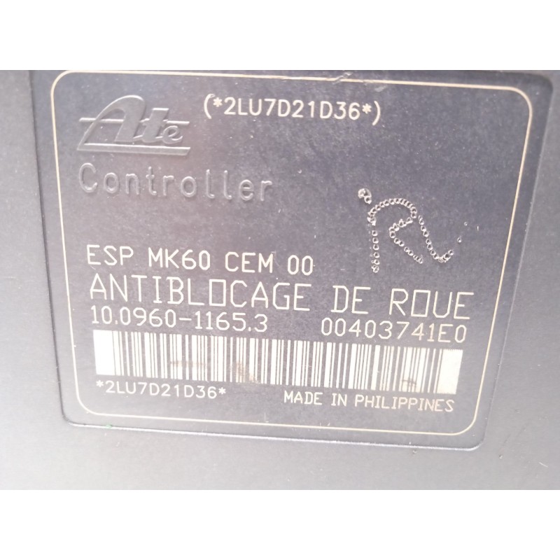 Recambio de abs para citroën c5 berlina collection referencia OEM IAM 9659770580 10096011653 10020602334