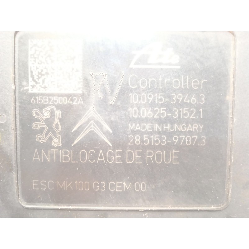 Recambio de abs para peugeot 208 active referencia OEM IAM 9814482680 10091539463 10022006744