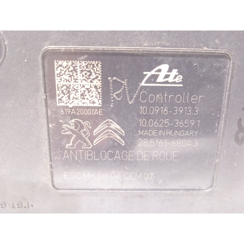 Recambio de abs para citroën c-elysee (dd_) 1.5 bluehdi 100 referencia OEM IAM 9822654880 10022012064 10091639133