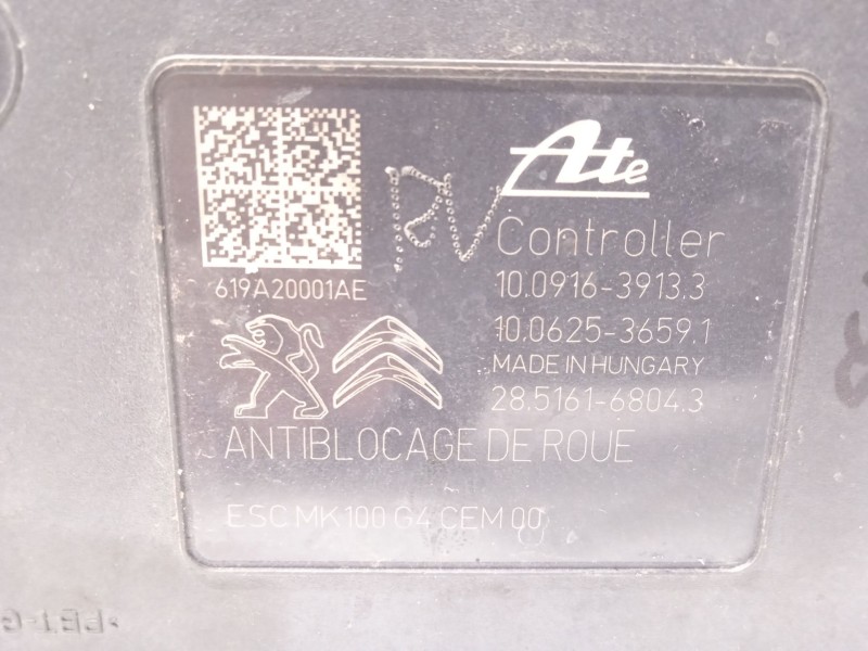 Recambio de abs para citroën c-elysee (dd_) 1.5 bluehdi 100 referencia OEM IAM 9822654880 10022012064 10091639133