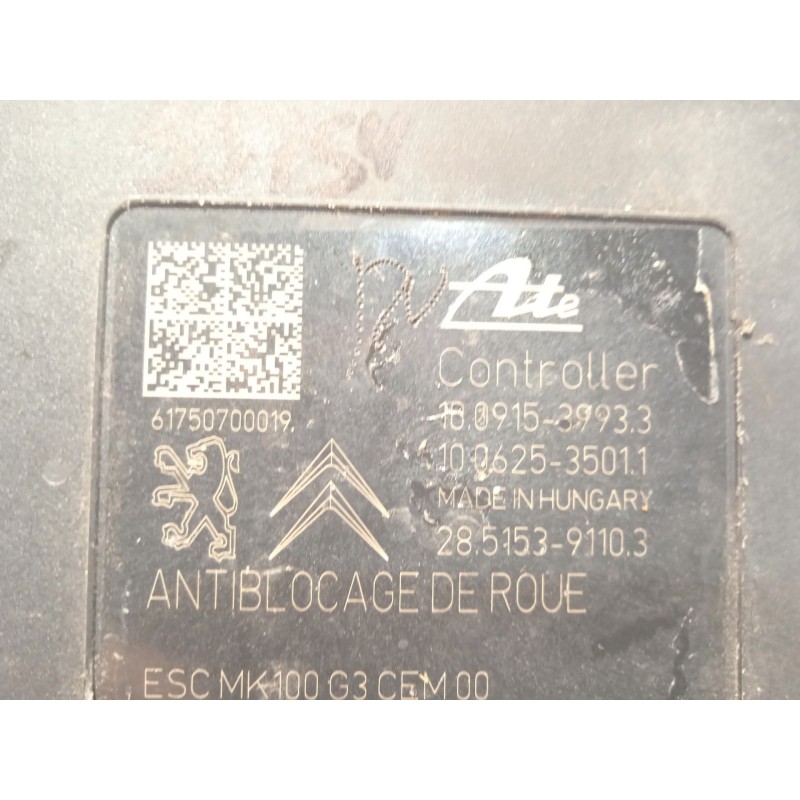 Recambio de abs para citroën c4 cactus feel referencia OEM IAM 9819474880 10091539933 10022008984