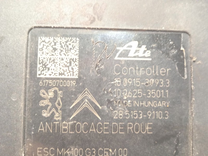 Recambio de abs para citroën c4 cactus feel referencia OEM IAM 9819474880 10091539933 10022008984