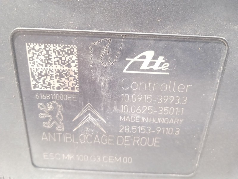 Recambio de abs para citroën c4 cactus shine referencia OEM IAM 9819474880 10091539933 10022008984