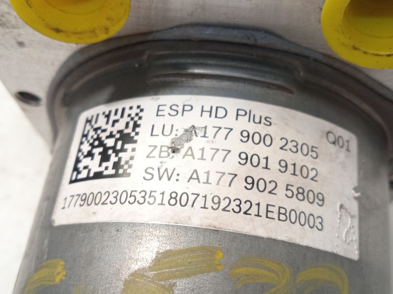 Recambio de abs para mercedes-benz clase cla (w118) 200 coupe (118.387) referencia OEM IAM A1779002305 2265106582 970136