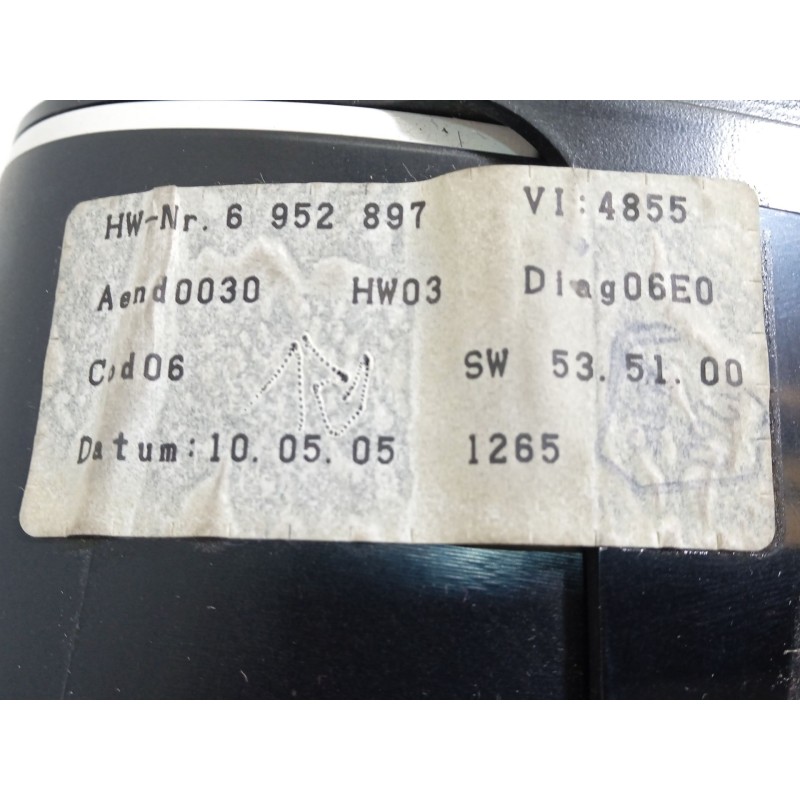 Recambio de cuadro instrumentos para bmw 5 (e60) 525 i referencia OEM IAM 62116974581  