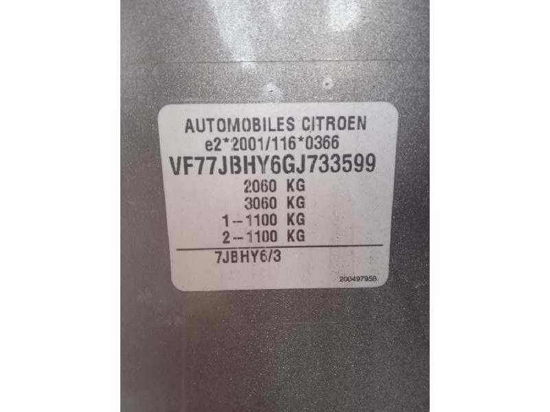 citroën berlingo furgoneta/monovolumen (b9) del año 2016