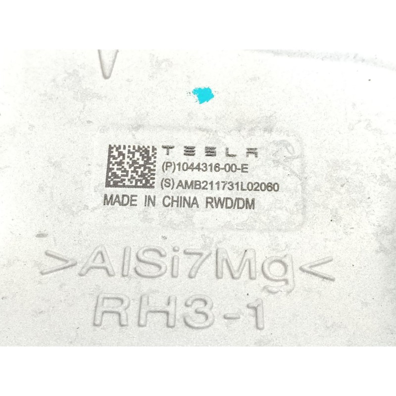 Recambio de mangueta delantera izquierda para tesla model 3 (5yj3) ev referencia OEM IAM 104431600E  104412300B
