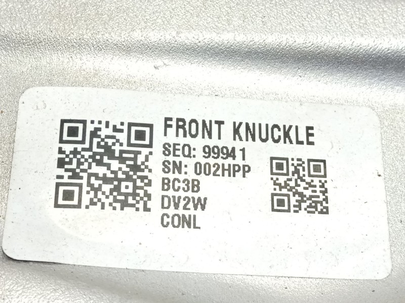 Recambio de mangueta delantera izquierda para tesla model 3 (5yj3) ev referencia OEM IAM 104431600E  104412300B