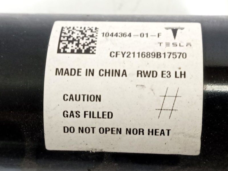 Recambio de amortiguador delantero izquierdo para tesla model 3 (5yj3) ev referencia OEM IAM 104436401F  