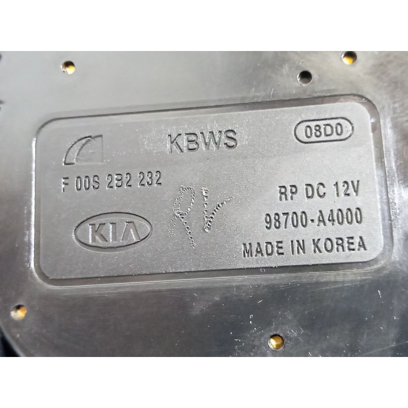 Recambio de motor limpia trasero para kia carens iv van (a4) crdi referencia OEM IAM F00S2B2232 98700A4000 