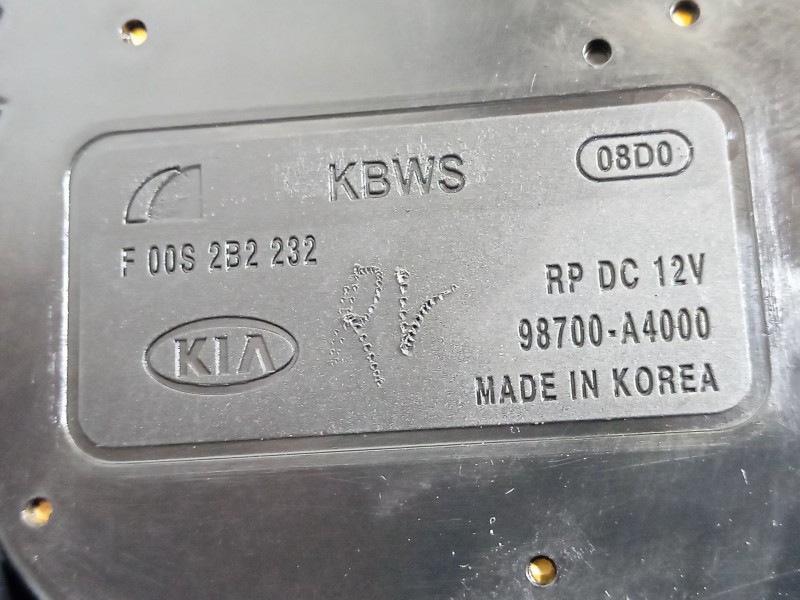 Recambio de motor limpia trasero para kia carens iv van (a4) crdi referencia OEM IAM F00S2B2232 98700A4000 