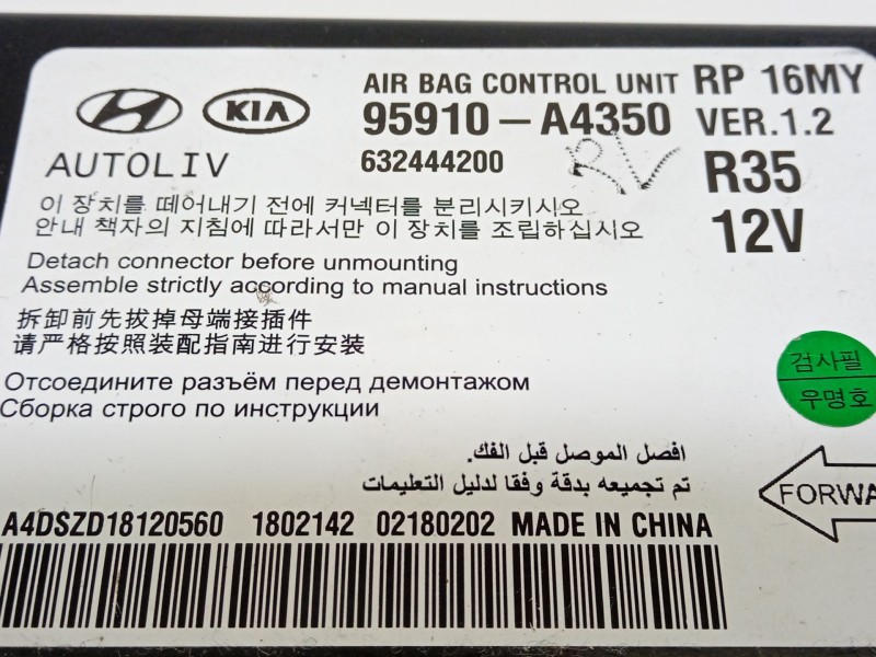 Recambio de kit airbag para kia carens iv van (a4) crdi referencia OEM IAM 84710A4100WK 84530A4000 56900A4000